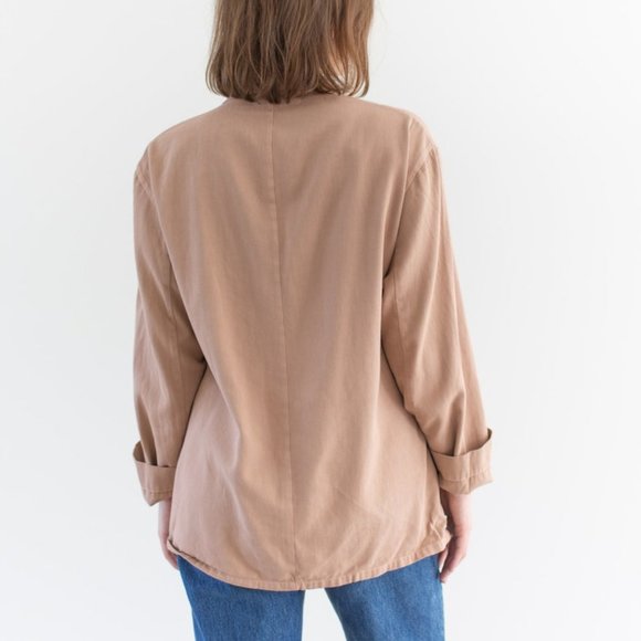 RAWSON Vintage Overdye Chore Jacket Cotton French Workwear - Picture 4 of 5